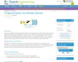 Trigonometry via Mobile Device
