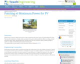 Pointing at Maximum Power for PV