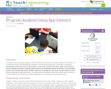 Program Analysis Using App Inventor