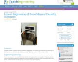 Linear Regression of BMD Scanners