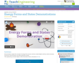 Energy Forms and States Demonstrations