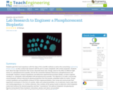 Lab Research to Engineer a Phosphorescent Bioplastic