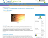 Tracing Fluorescent Plastics in an Aquatic Environment