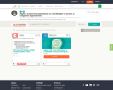 Higher Order Four Operations to Find Weight in Grams or Kilograms Applications