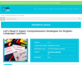 Let's Read It Again: Comprehension Strategies for English-Language Learners