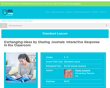 Exchanging Ideas by Sharing Journals: Interactive Response in the Classroom