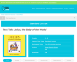 Text Talk: Julius, the Baby of the World