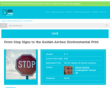 From Stop Signs to the Golden Arches: Environmental Print