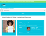 Help Wanted: Writing Professional Resumes