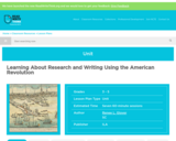 Learning About Research and Writing Using the American Revolution