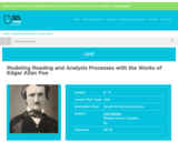 Modeling Reading and Analysis Processes with the Works of Edgar Allan Poe