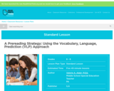 A Prereading Strategy: Using the Vocabulary, Language, Prediction (VLP) Approach