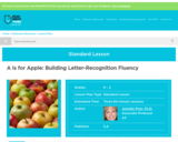 A is for Apple: Building Letter-Recognition Fluency