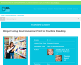 Bingo! Using Environmental Print to Practice Reading