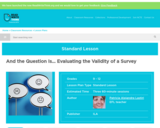 And the Question Is... Evaluating the Validity of a Survey