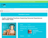 Audio Listening Practices: Exploring Personal Experiences with Audio Texts