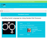 Avoiding Sexist Language by Using Gender-Fair Pronouns