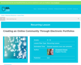 Creating an Online Community Through Electronic Portfolios