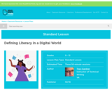 Defining Literacy in a Digital World