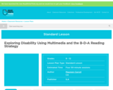 Exploring Disability Using Multimedia and the B-D-A Reading Strategy