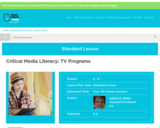 Critical Media Literacy: TV Programs