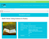 Earth Verse: Using Science in Poetry