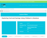 Exploring Cost and Savings Using Children's Literature