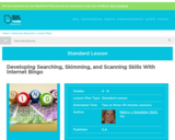 Developing Searching, Skimming, and Scanning Skills With Internet Bingo