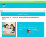 Persuading an Audience: Writing Effective Letters to the Editor