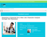 Preparing a Character for a New Job: Character Analysis through Job Placement