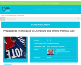 Propaganda Techniques in Literature and Online Political Ads