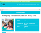 Planning Story Characters Using Interactive Trading Cards