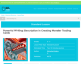 Powerful Writing: Description in Creating Monster Trading Cards