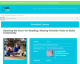 Opening the Door for Reading: Sharing Favorite Texts to Build Community