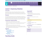 CS Discoveries 2019-2020: Web Development Lesson 2.1: Exploring Websites