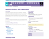 CS Discoveries 2019-2020: The Design Process Lesson 4.16: Project - App Presentation