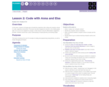 Hour of Code 1.2: Code with Anna and Elsa