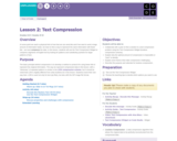 Hour of Code 2.2: Text Compression