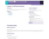 CS In Algebra 1.4: Writing Contracts