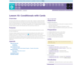 CS Fundamentals 4.10: Conditionals with Cards