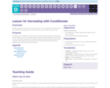 CS Fundamentals 4.14: Harvesting with Conditionals