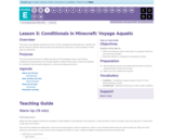 CS Fundamentals 5.3: Conditionals in Minecraft: Voyage Aquatic