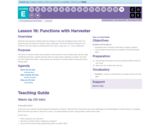 CS Fundamentals 5.16: Functions with Harvester