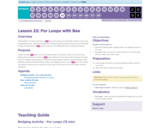 CS Fundamentals 8.22: For Loops with Bee