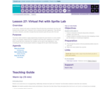 CS Fundamentals 8.27: Virtual Pet with Sprite Lab