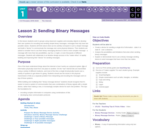 CS Principles 2019-2020 1.2: Sending Binary Messages