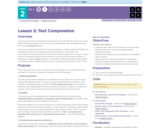 CS Principles 2019-2020 2.2: Text Compression