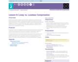 CS Principles 2019-2020 2.5: Lossy vs. Lossless Compression