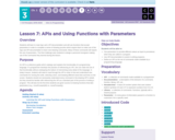 CS Principles 2019-2020 3.7: APIs and Using Functions with Parameters