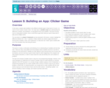 CS Principles 2019-2020 5.5: Building an App: Clicker Game